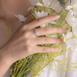 2.0Ct D Color Moissanite Wedding Ring - Ornalux