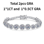 Luxury 11.1CT Moissanite Tennis Bracelet - Ornalux