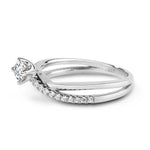 High Quality 4mm Moissanite Wedding Band - Ornalux