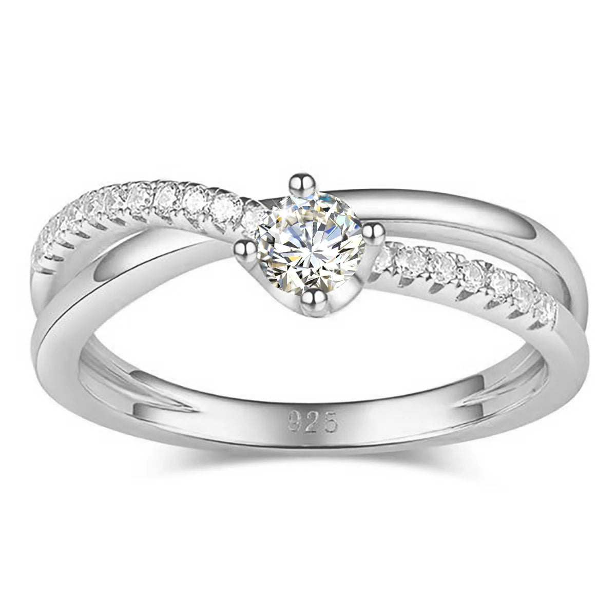 High Quality 4mm Moissanite Wedding Band - Ornalux