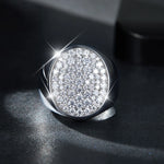 Luxury Moissanite Hip Hop Ring for Men - D Color VVS1 - Ornalux