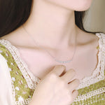 All Moissanite Necklace 1.1ct Sparkling Pendant - Ornalux