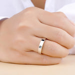 0.2ct Moissanite Diamond Men's Wedding Ring - Ornalux