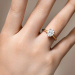 Luxury Oval Cut Moissanite Engagement Ring - Ornalux