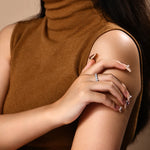 Moissanite Diamond Wedding Band Ring - Jewelry Gifts - Ornalux