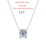 D Color 2CT Moissanite Pendant - Classic Wedding Necklace - Ornalux