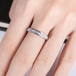 2mm Round Cut Moissanite Wedding Band - Ornalux