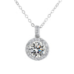 Luxurious Moissanite Necklace - D VVS1 Pendant - Ornalux