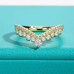 Certified D Color Moissanite Bridal Ring Set - Ornalux