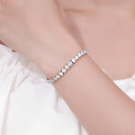 Full Diamond Gradient Moissanite Tennis Bracelet - Ornalux