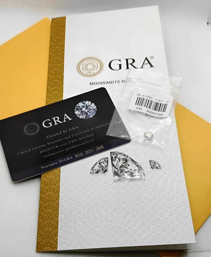 moissanite gra certificate