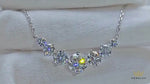 Sparkling Moissanite Diamond Pendant Necklace
