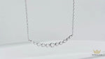 All Moissanite Necklace 1.1ct Sparkling Lab Diamond Pendant