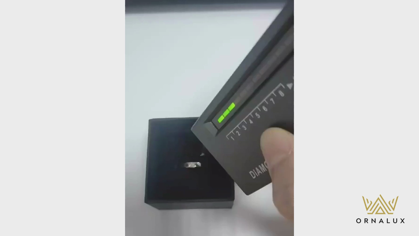 0.3CT Princess Cut Moissanite Engagement Ring for MenWomen