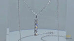D Color 5 Gems Moissanite Necklace