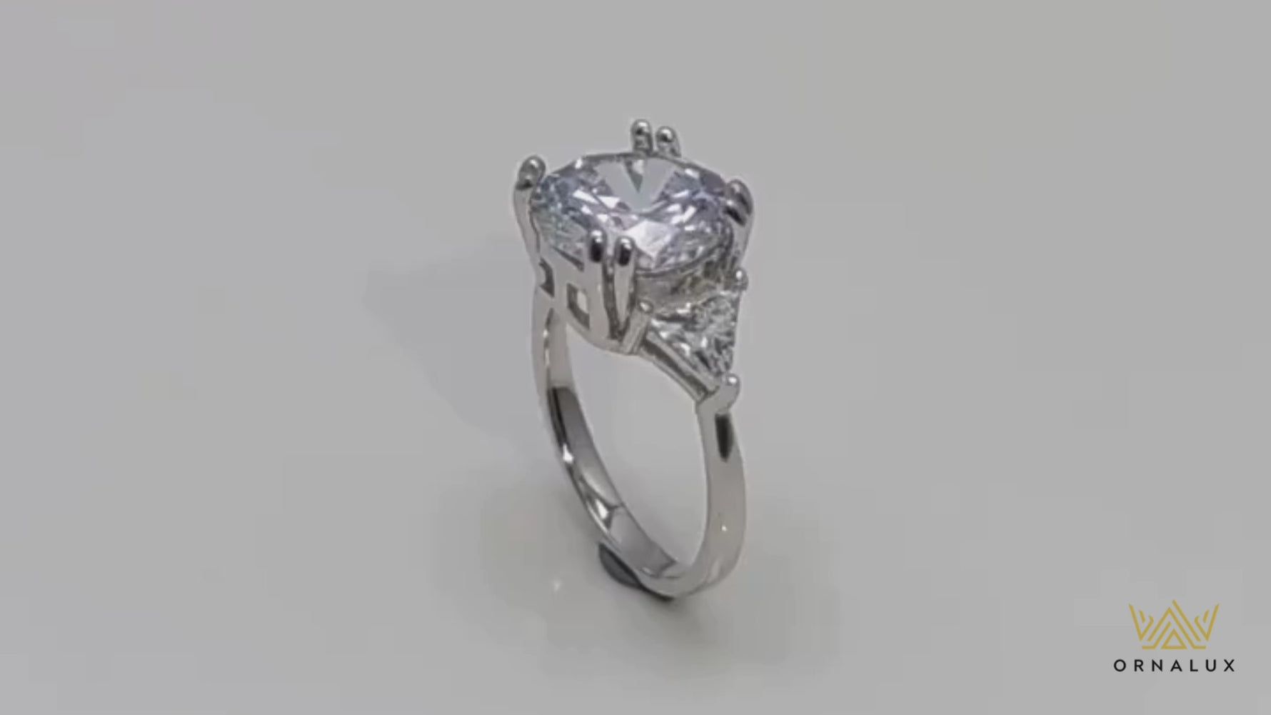 Luxury 5ct D Color Moissanite Ring