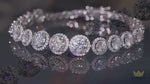 Luxury 11.1CT Moissanite Tennis Bracelet