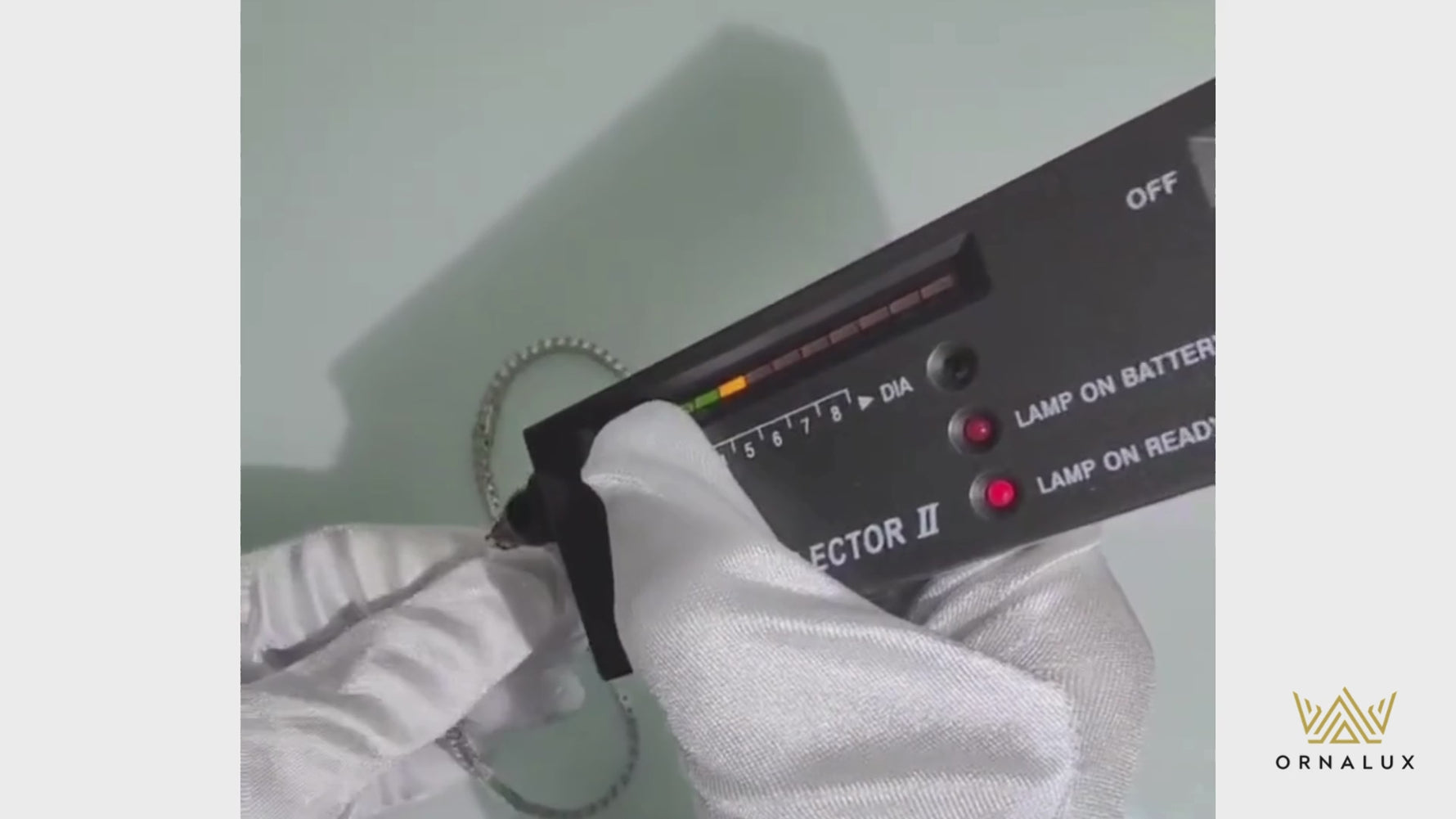 Luxury All Moissanite Tennis Necklace 18k White Gold