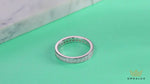 Luxury 2mm Moissanite Eternity Band Ring