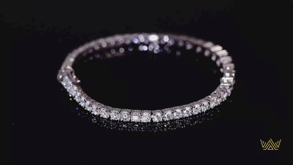 Full Diamond Gradient Moissanite Tennis Bracelet