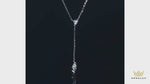 Marquise Cut Y-Shape Moissanite Necklace
